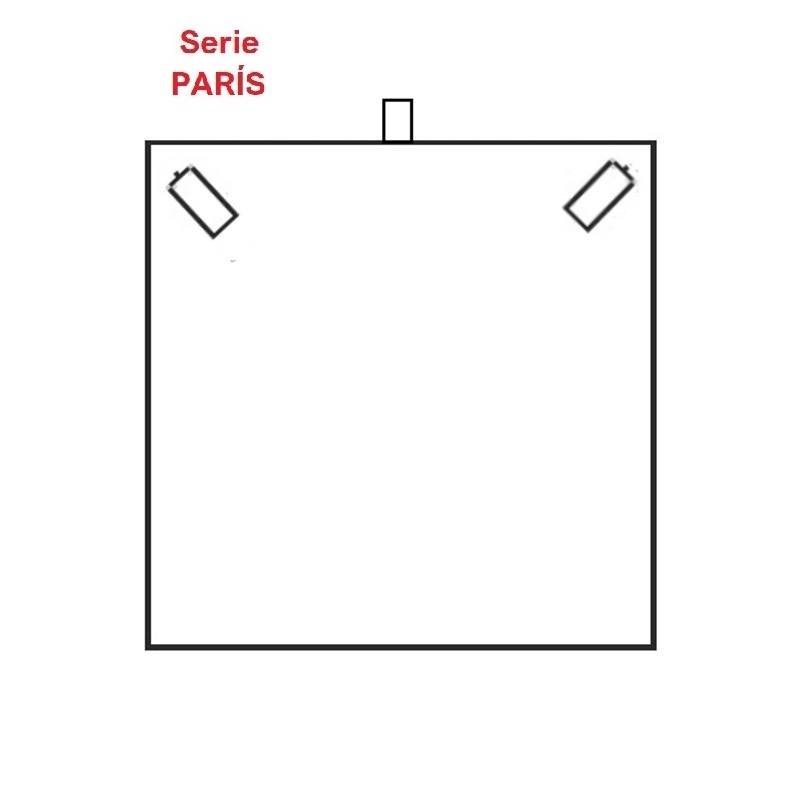 Estuche París collar 162x162x37 mm.